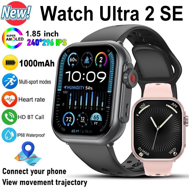 Smartwatch Apple Watches For Men - スマートウォッチウルトラ 2 SE 男性女性 1000mAh HD