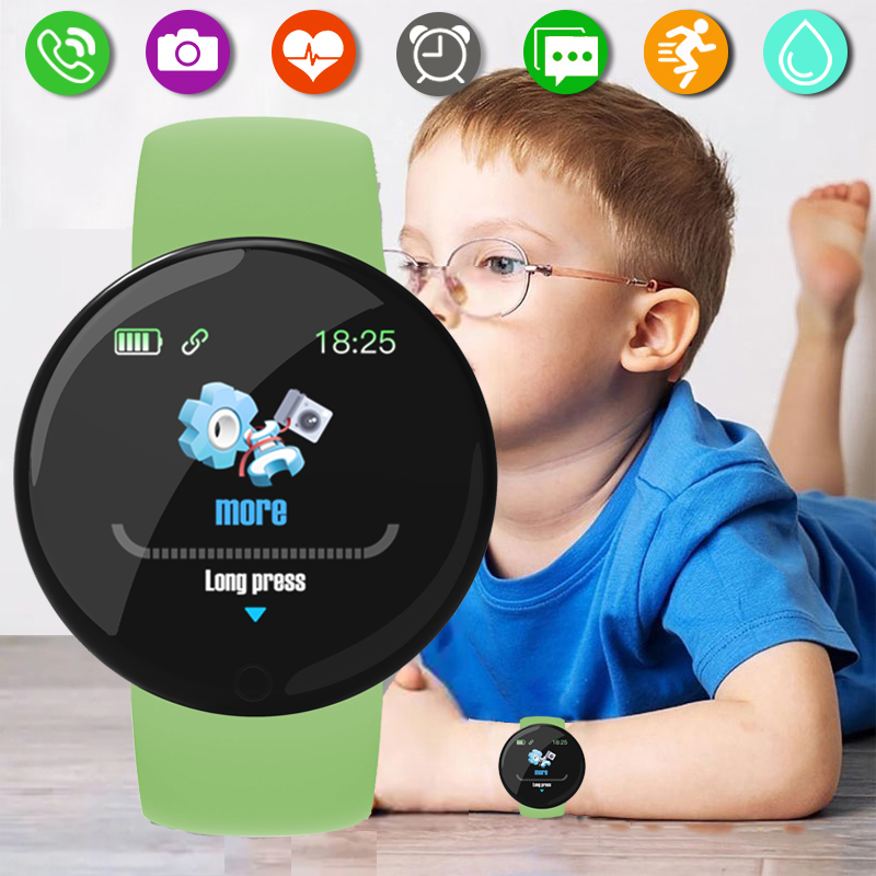 Smartwatch Watches Digital - 子供と女性のためのデジタル腕時計,血圧と心拍数を制御するスマートスポーツウォッチ