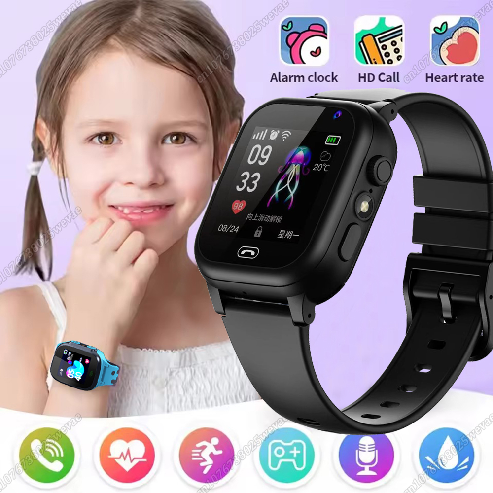 Smartwatch Watches For 12 Year Old Boy - 2026年ニューキッズスマートウォッチSOS GPS位置情報ビデオ通話2G SIMカード対応子供用スマートウォッチカメラ防水腕時計男の子女の子向け