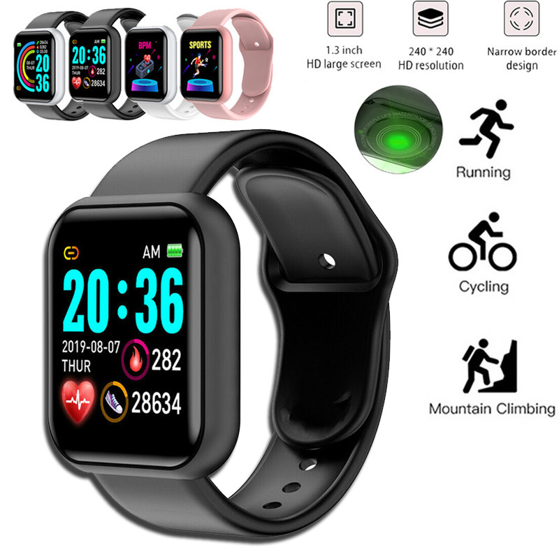 Smartwatch Watches Digital - デジタル腕時計血圧心拍数モニター男性女性スマートブレスレットIP67防水スポーツフィットネストラッカーアンドロイドios用