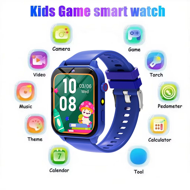 新しいスマートウォッチ子供用おもちゃ 18 ゲーム睡眠モニタ - Smartwatch Watches For 12 Year Old Boy のレビューと価格