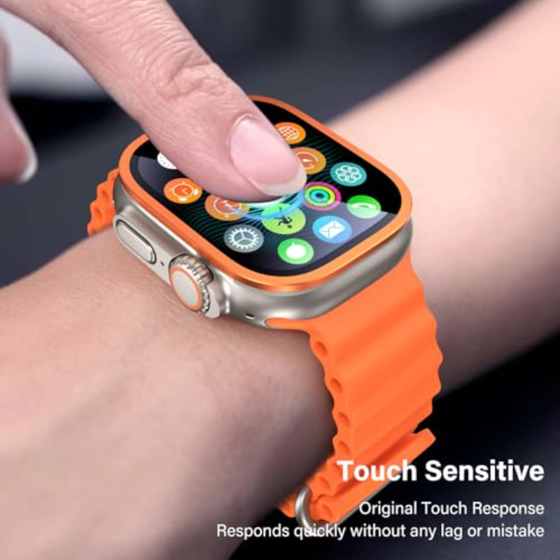 2 個の HD 金属強化ガラス Apple Watch Ul - Smartwatch Apple Watches For Men のレビューと価格