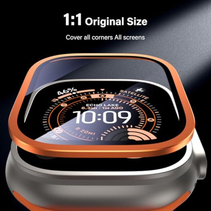 2 個の HD 金属強化ガラス Apple Watch Ul - Smartwatch Apple Watches For Men のレビューと価格