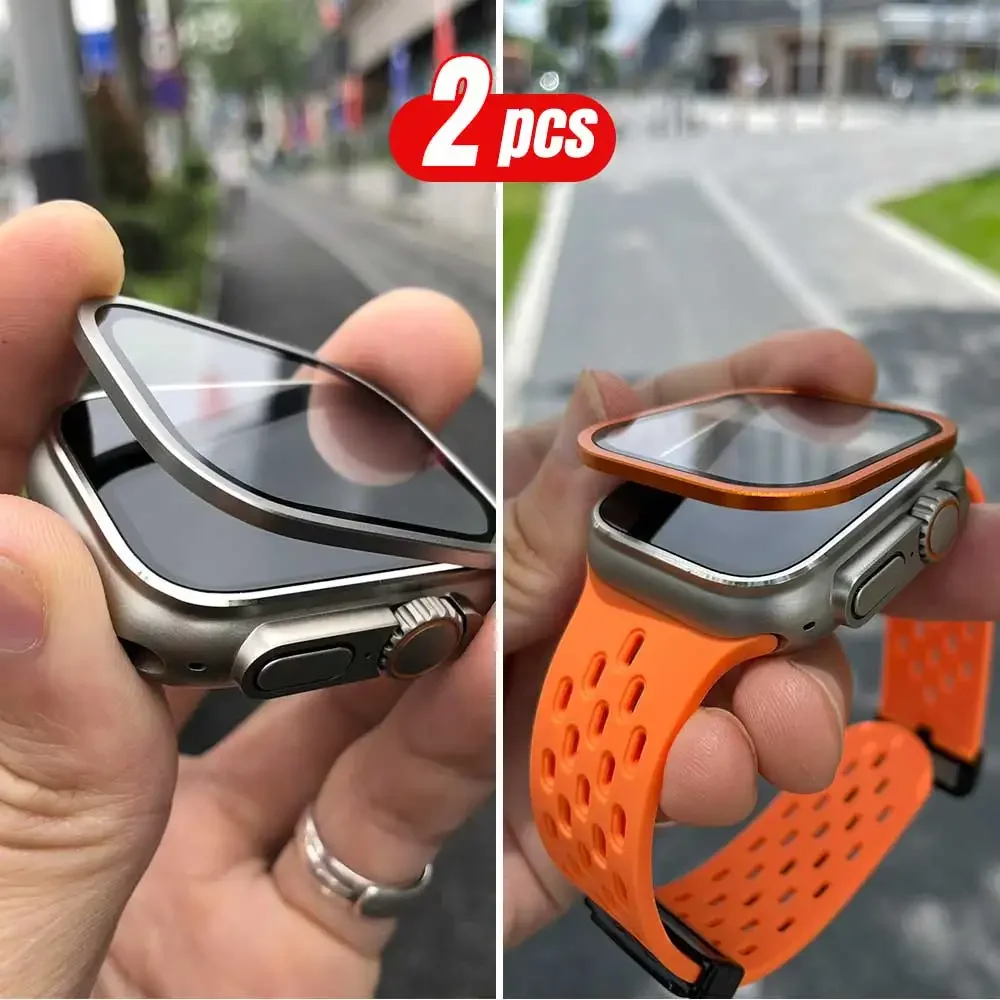 2 個チタン金属フレーム Apple Watch Ultra - Smartwatch Apple Watches For Men のレビューと価格