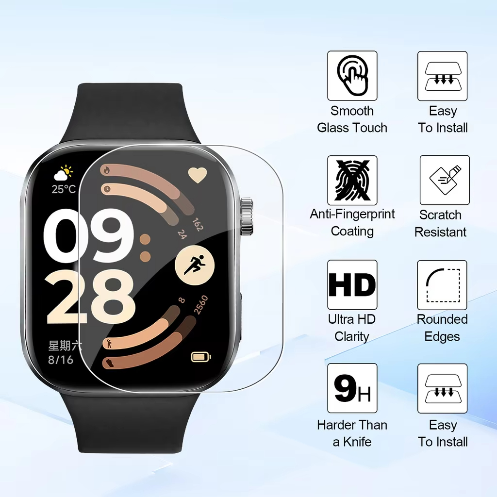 1-5 個のソフトフィルム Xiaomi Redmi Wat - Smartwatch Redmi Watches のレビューと価格