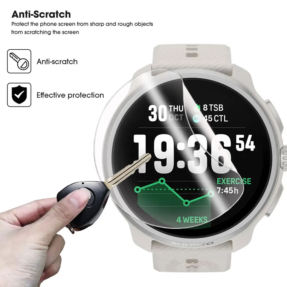 1-5 個 TPU ハイドロゲルフィルム Suunto Ra - Watches Not Smartwatch のレビューと価格