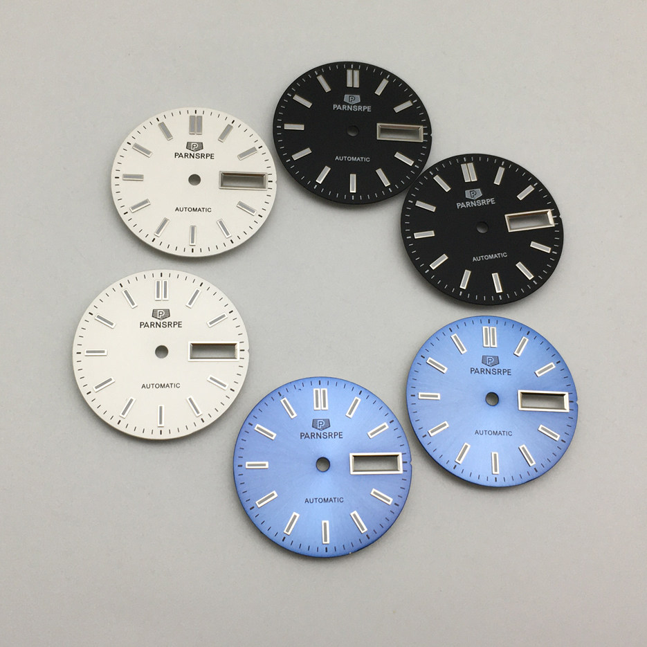 28.5mm NH36文字盤 夜光カスタム改造ウォッチフェイ - Luminous Dial Face のレビューと価格