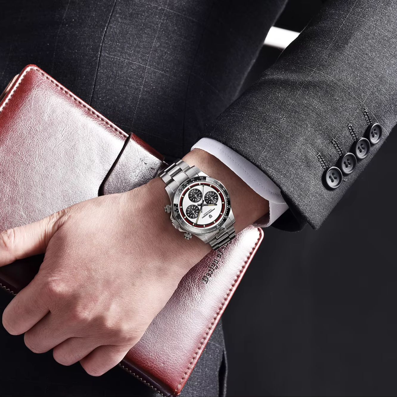 パガーニデザイン男性高級ファッションクォーツ時計パンダダイヤ - Smartwatch Watches Gift For Men のレビューと価格