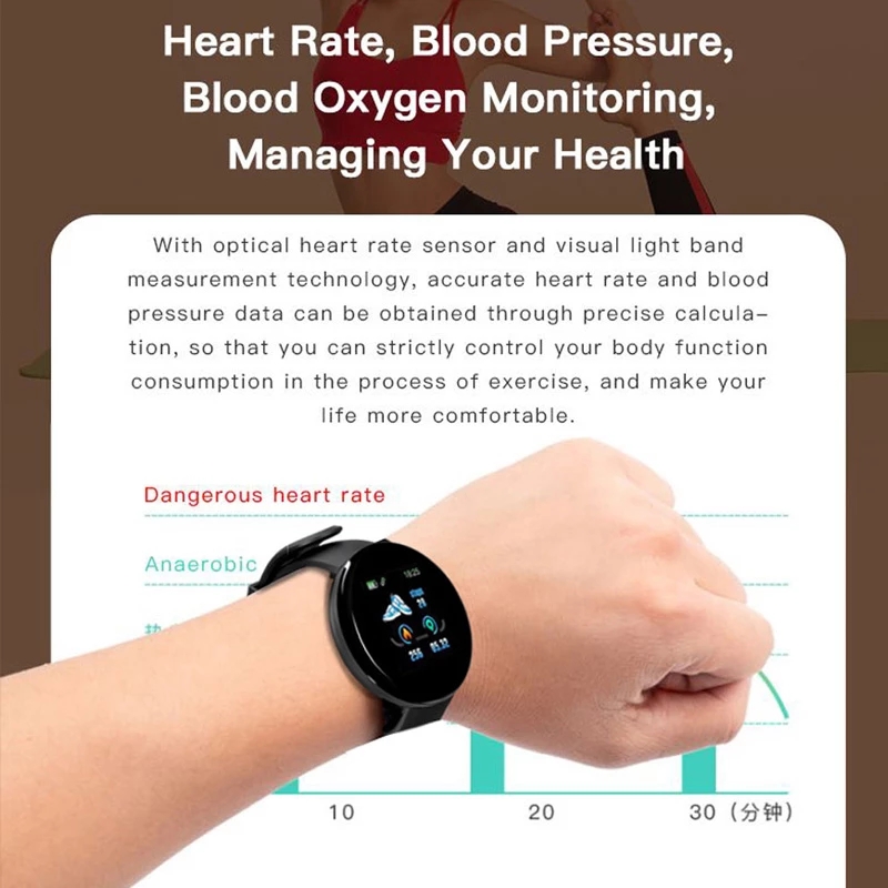 子供と女性のためのデジタル腕時計,血圧と心拍数を制御するスマ - Smartwatch Watches Digital のレビューと価格