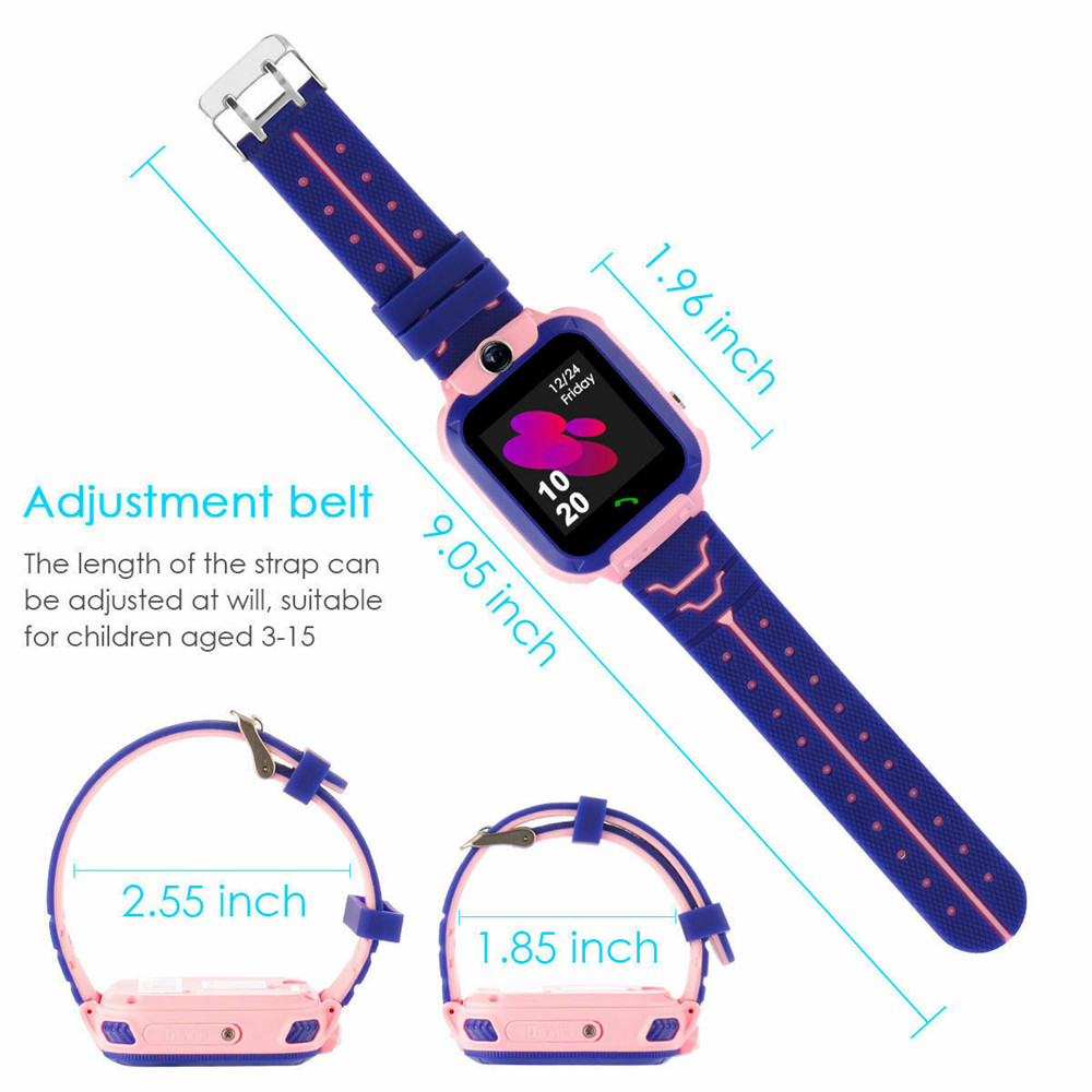 子供向けのコネクテッドウォッチq12,防水,2g,sos,通 - Smartwatch Watches Digital のレビューと価格