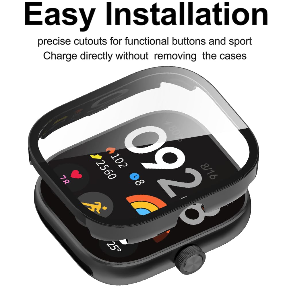 強化ガラス + ケース Xiaomi Redmi Watch - Smartwatch Redmi Watches のレビューと価格