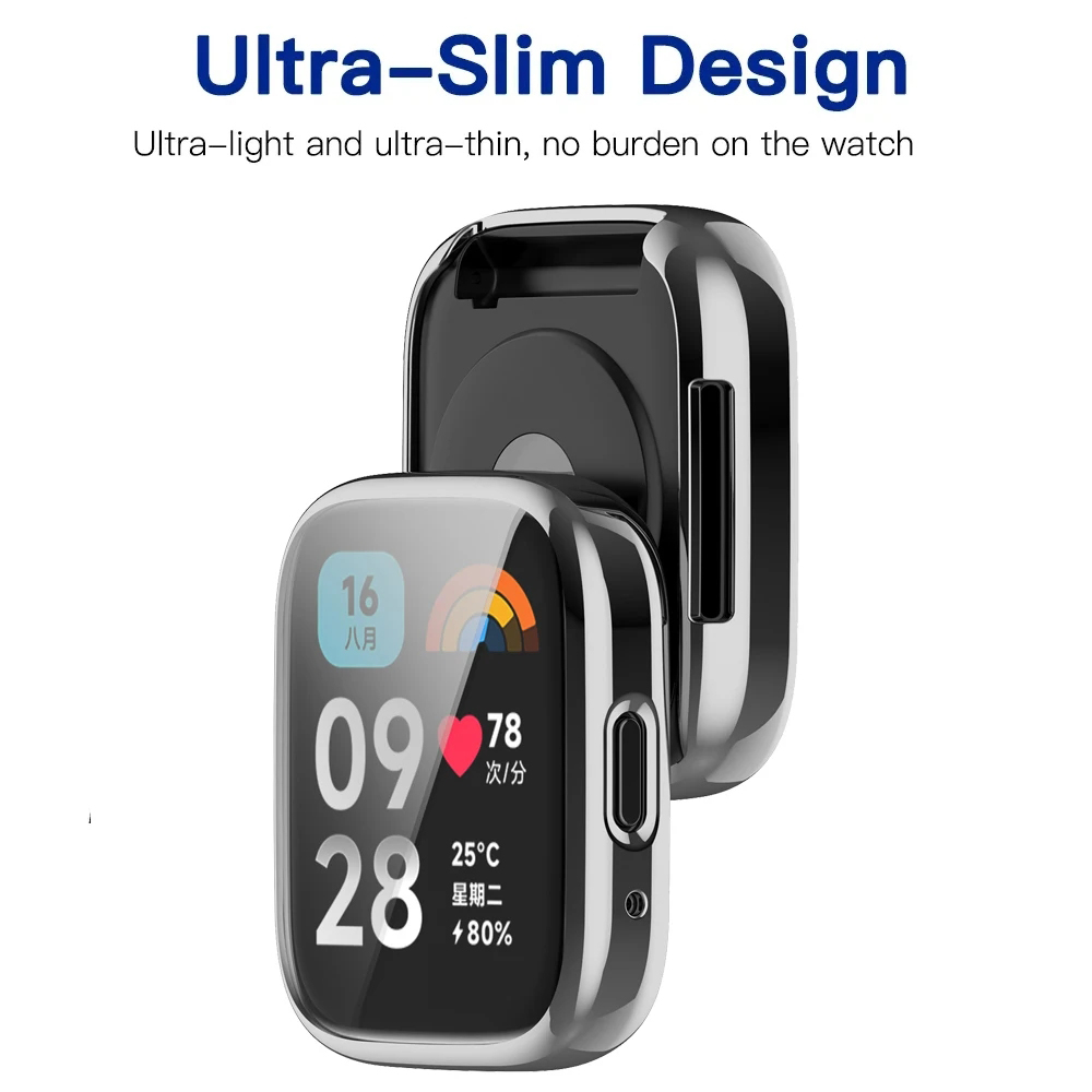 TPUスクリーンプロテクターカバー Xiaomi Redmi - Smartwatch Redmi Watches のレビューと価格