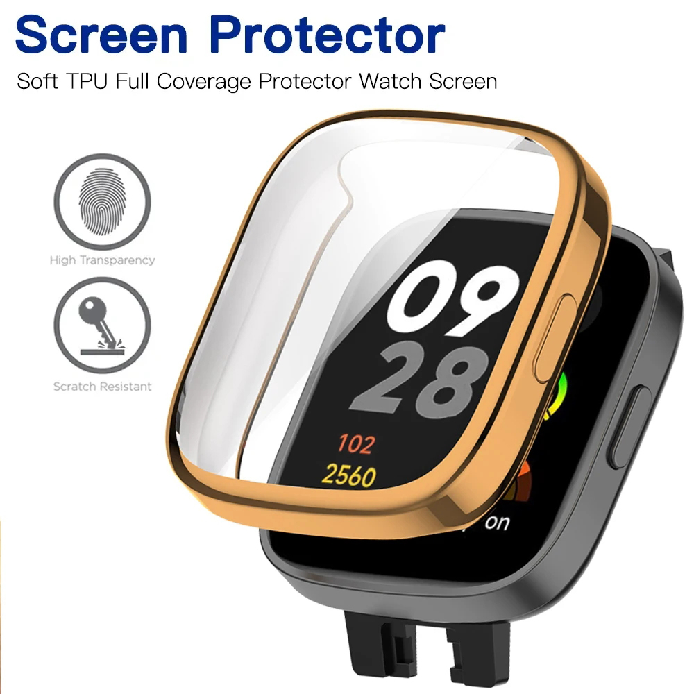 TPUスクリーンプロテクターカバー Xiaomi Redmi - Smartwatch Redmi Watches のレビューと価格