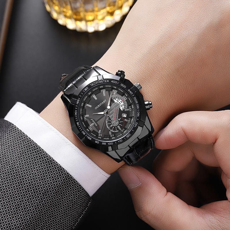 メンズクォーツ腕時計 カレンダー付き クラシッククォーツ メ - Smartwatch Watches Gift For Men のレビューと価格