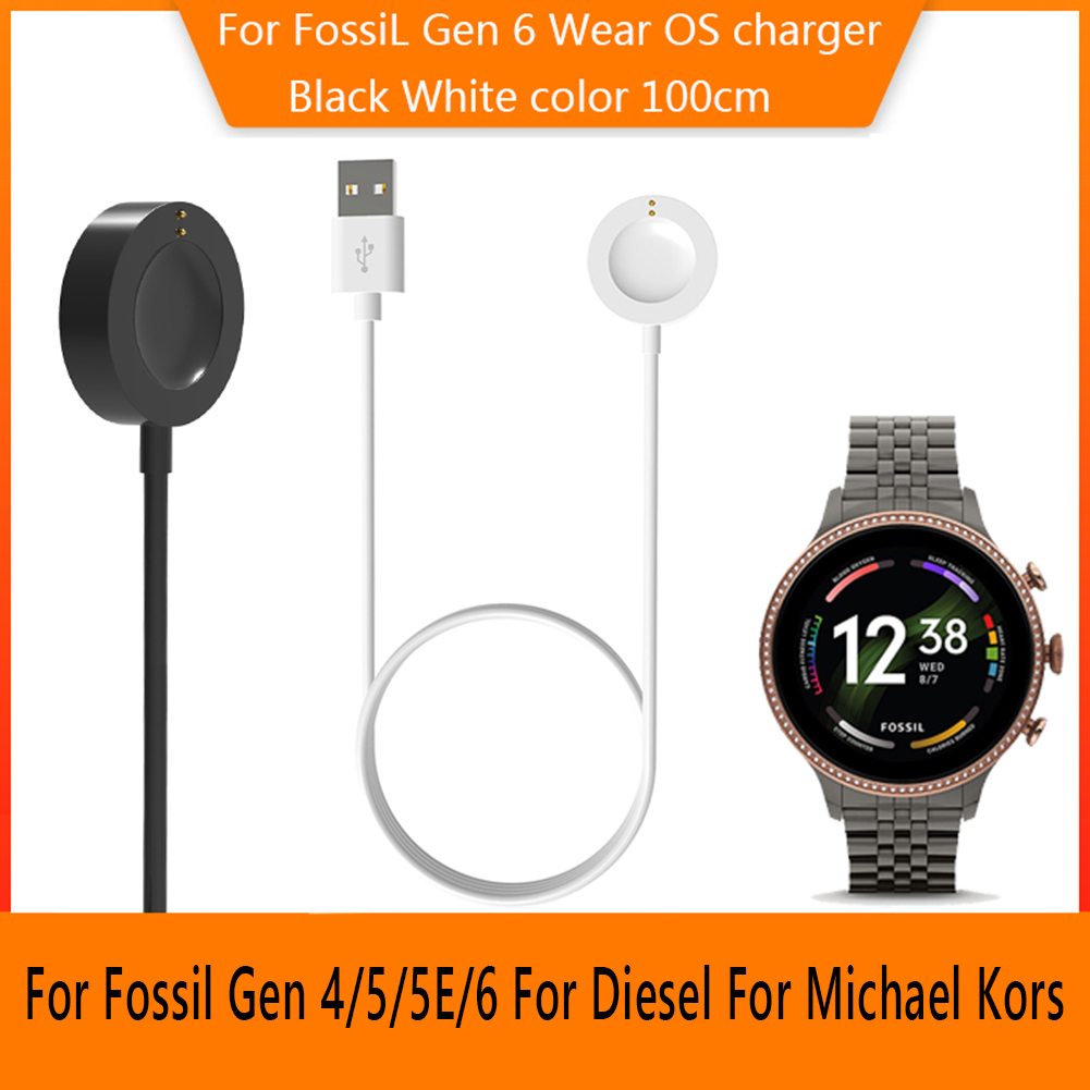 スマートウォッチ用磁気充電ケーブル。Fossil Gen6/ - Fossil Watches Smartwatch Gen 6 のレビューと価格