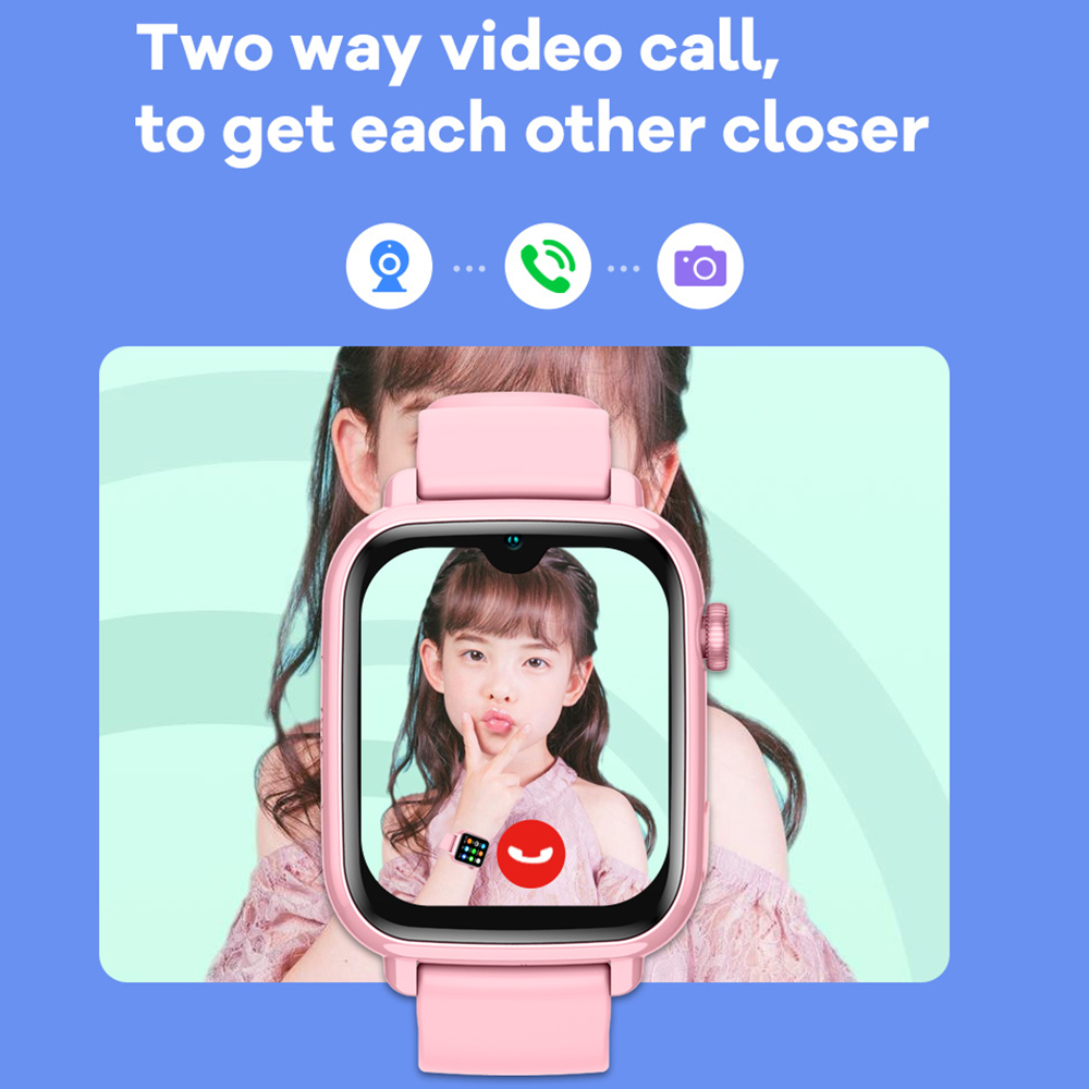子供向けのコネクテッドウォッチ,ビデオ通話,カメラ,GPS, - Smartwatch Watches Digital のレビューと価格
