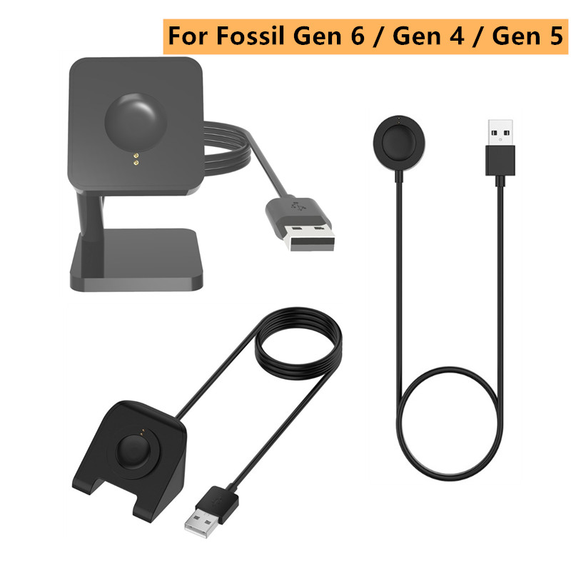 1メートルusb磁気急速充電の充電器ドックのため化石世代6/ - Fossil Watches Smartwatch Gen 6 のレビューと価格
