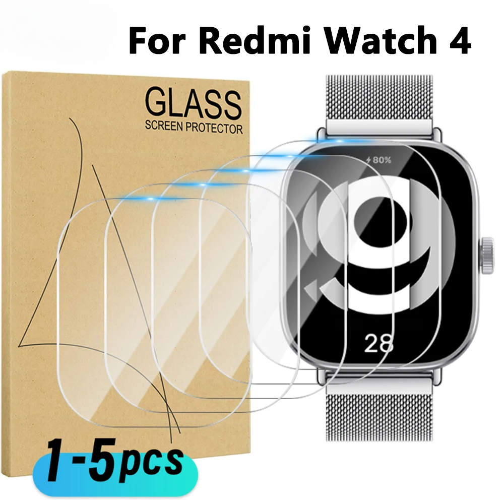 Xiaomi Redmi Watch 5および4用の強化ガラ - Smartwatch Redmi Watches のレビューと価格