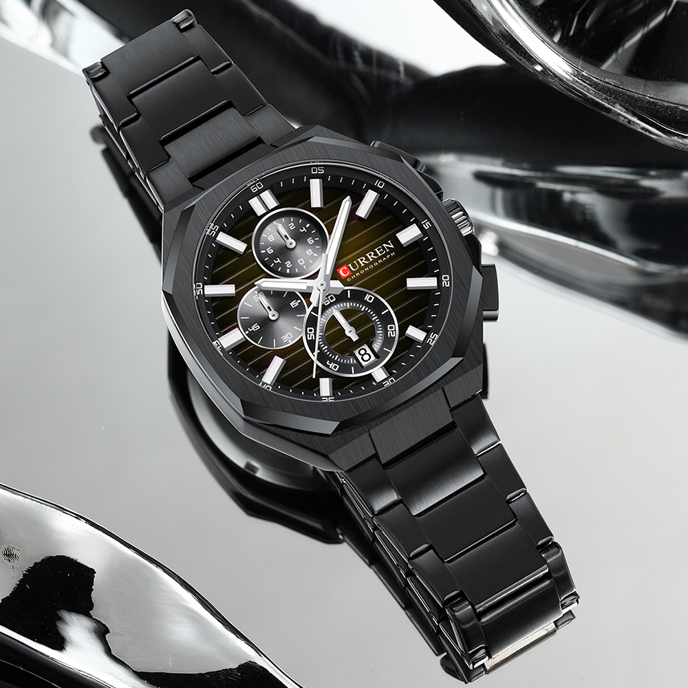 CURREN メンズ腕時計、高級感あふれるビジネス用クォーツ - Smartwatch Watches Gift For Men のレビューと価格