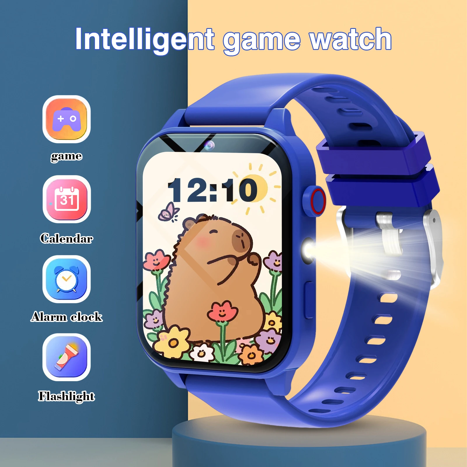 キッズスマートウォッチ 18 ゲーム カメラ 防水 懐中電灯 - Smartwatch Watches Digital のレビューと価格