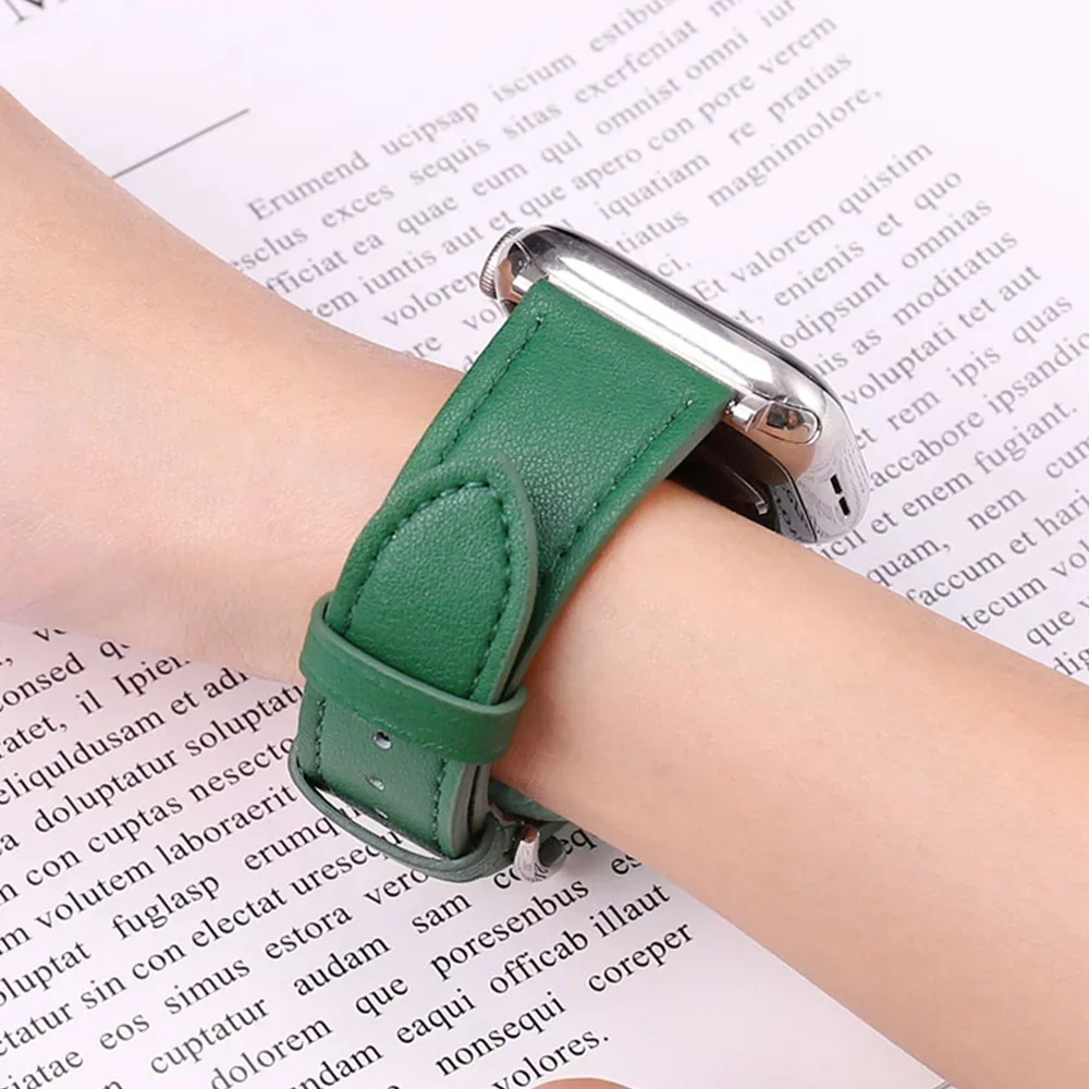 レザー時計バンド Apple Watch ストラップ 46  - Smartwatch Apple Watches For Men のレビューと価格