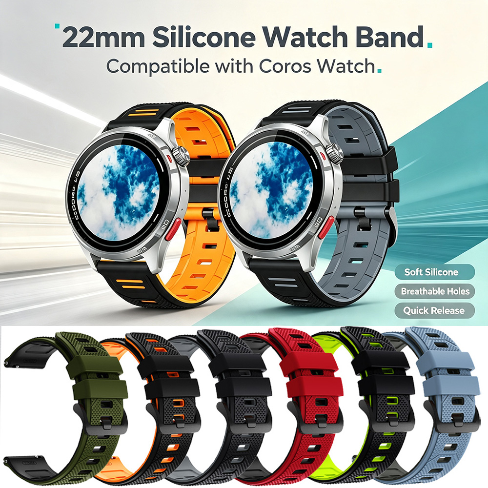 クイックリリース22mmソフトシリコン製腕時計バンド、デュア - Titan Watches Smartwatch のレビューと価格
