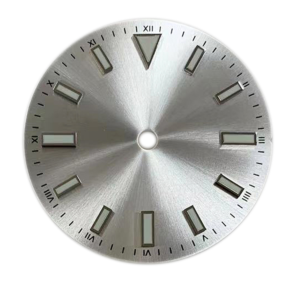 ネイルストリップ付きグリーン発光時計,改造ムーブメント,28 - Luminous Dial Face のレビューと価格