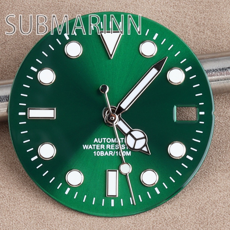 NH35 28.5 ミリメートル時計ダイヤル針グリーン発光サ - Luminous Dial Face のレビューと価格