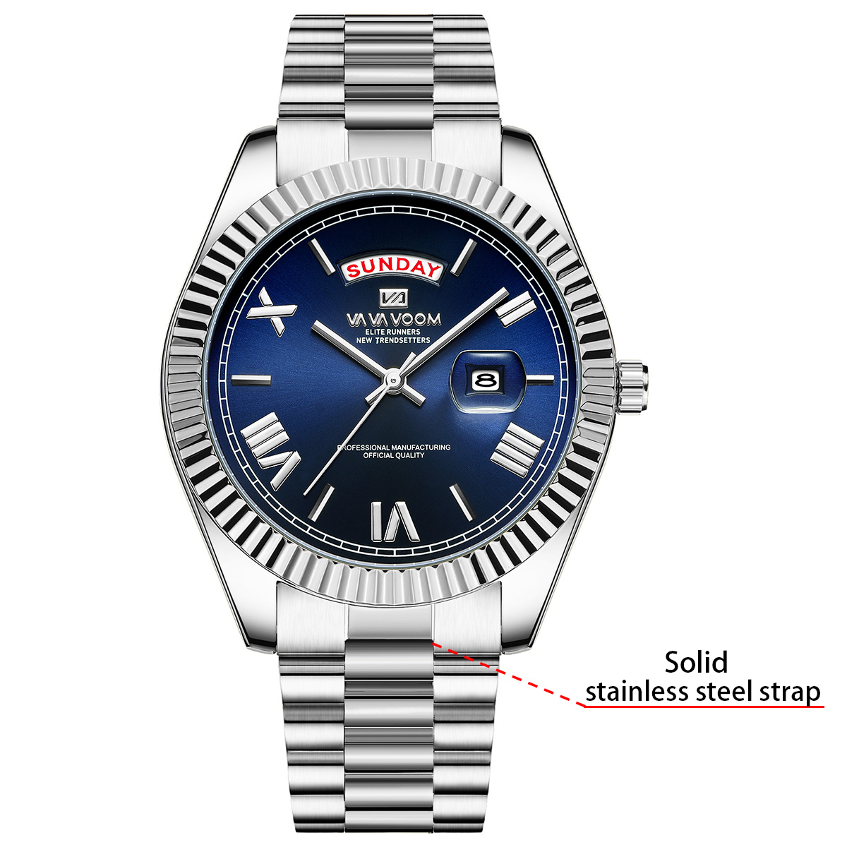 ビジネスクォーツウォッチ メンズ ソリッドステンレススチール - Smartwatch Watches Gift For Men のレビューと価格