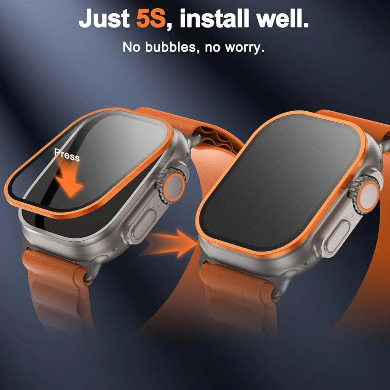 強化ガラス Apple Watch Ultra 49mm チ - Smartwatch Apple Watches For Men のレビューと価格