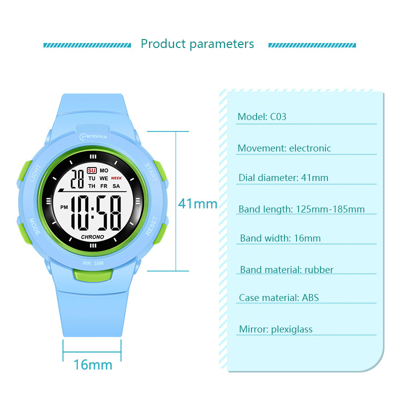 UTHAI キッズ腕時計スポーツファッション発光防水目覚まし - Smartwatch Watches Digital のレビューと価格